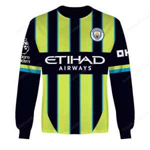 Manchester City F.C Premier League Away 2425 Style Shirts MC5006