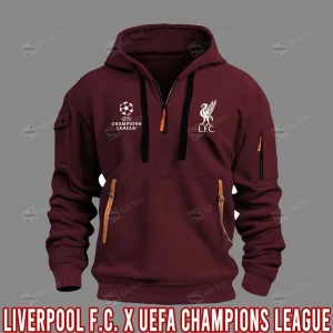 SPECIAL LIMITED EDITION - HOODIE HALF ZIPPER - Liverpool F.C - LV1004