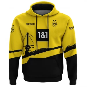 Limited Edition Ballspielverein Borussia 09 e. V. Dortmund 1&1 2025 Design-Hoodie V2 BVB2002
