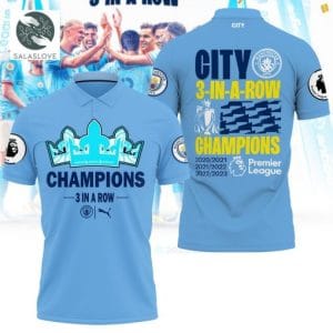 Manchester City 3-In-A-Row Luxury Polo MC1002
