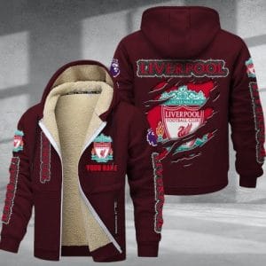 2025 Liverpool FC Custom Name Special Edition Zipper Jacket - LV2001