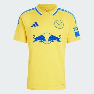 Leeds United Away 2024/2025 Jersey Yellow and Blue Fan Adidas WT6606